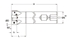 Immagine di Fresa per spallamenti retti (90°) TA9415, attacco weldon